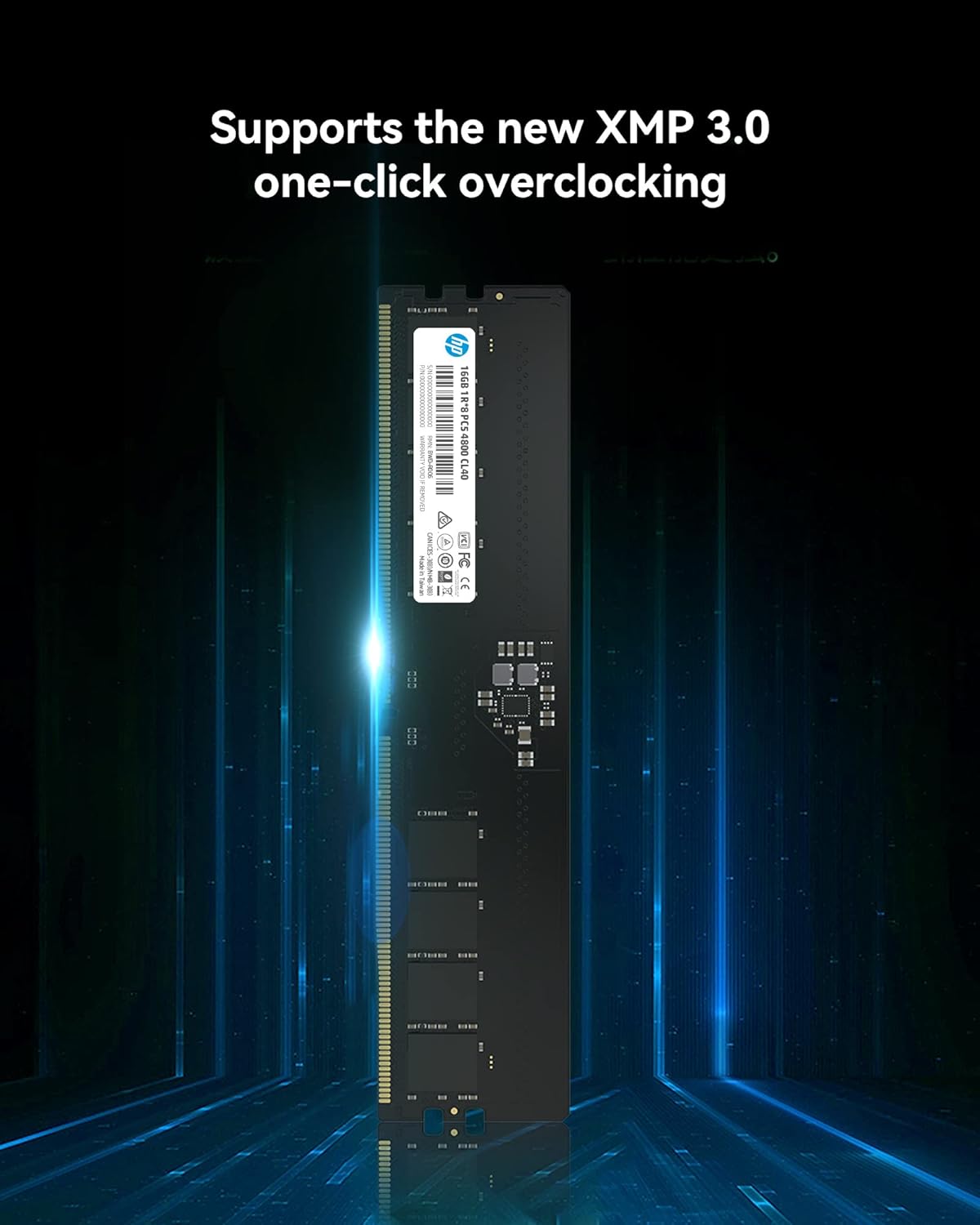 HP X2 Single RAM DDR5 16GB 4800MHz CL40 Desktop Memory - B7SA1AA#ACJ - Image 3